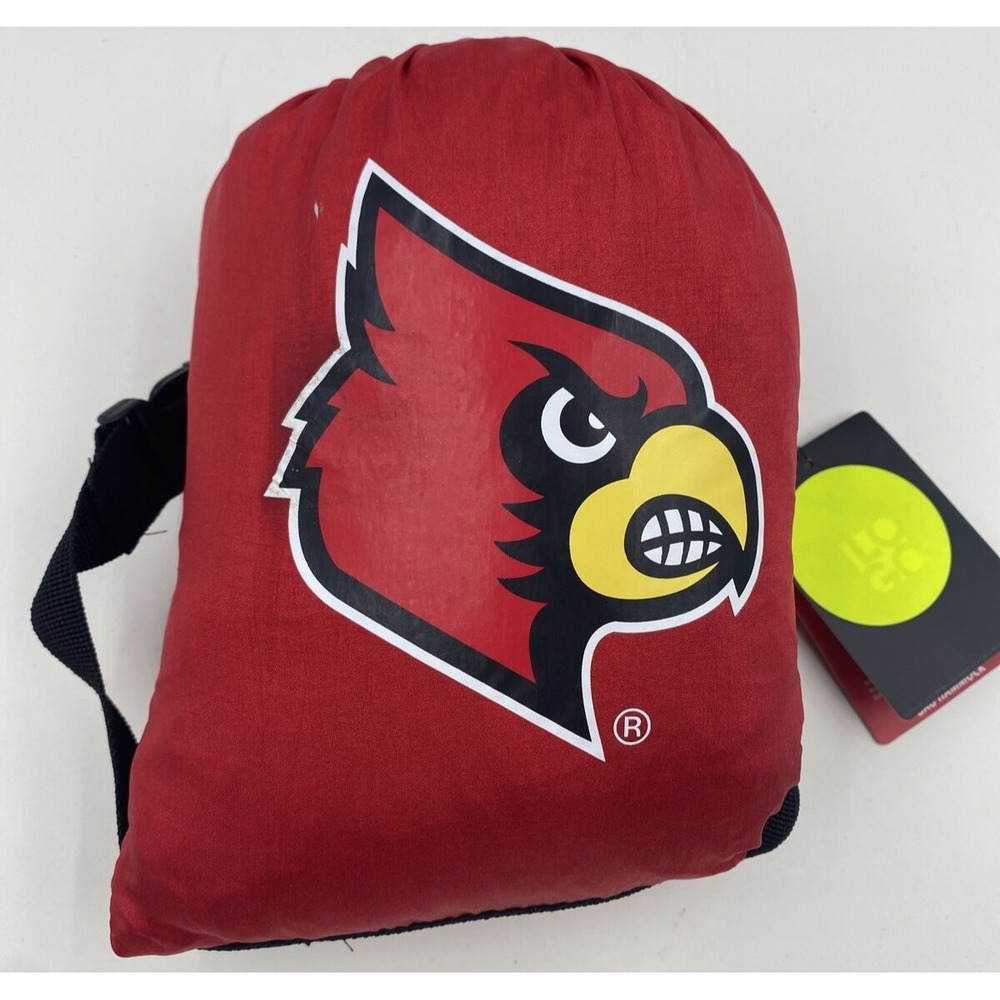 Louisville Cardinals Hammock Patio Bed Swing Bag LOGO Bag Red Black NCAA NWT